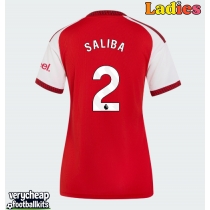 Arsenal William Saliba #2 Replica Home Shirt Ladies 2026-27 Short Sleeve